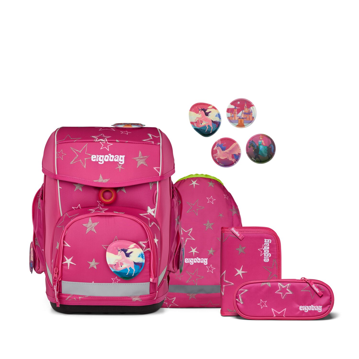 Ergobag Cubo Schulranzen Set 5-teilig-SternzauBär