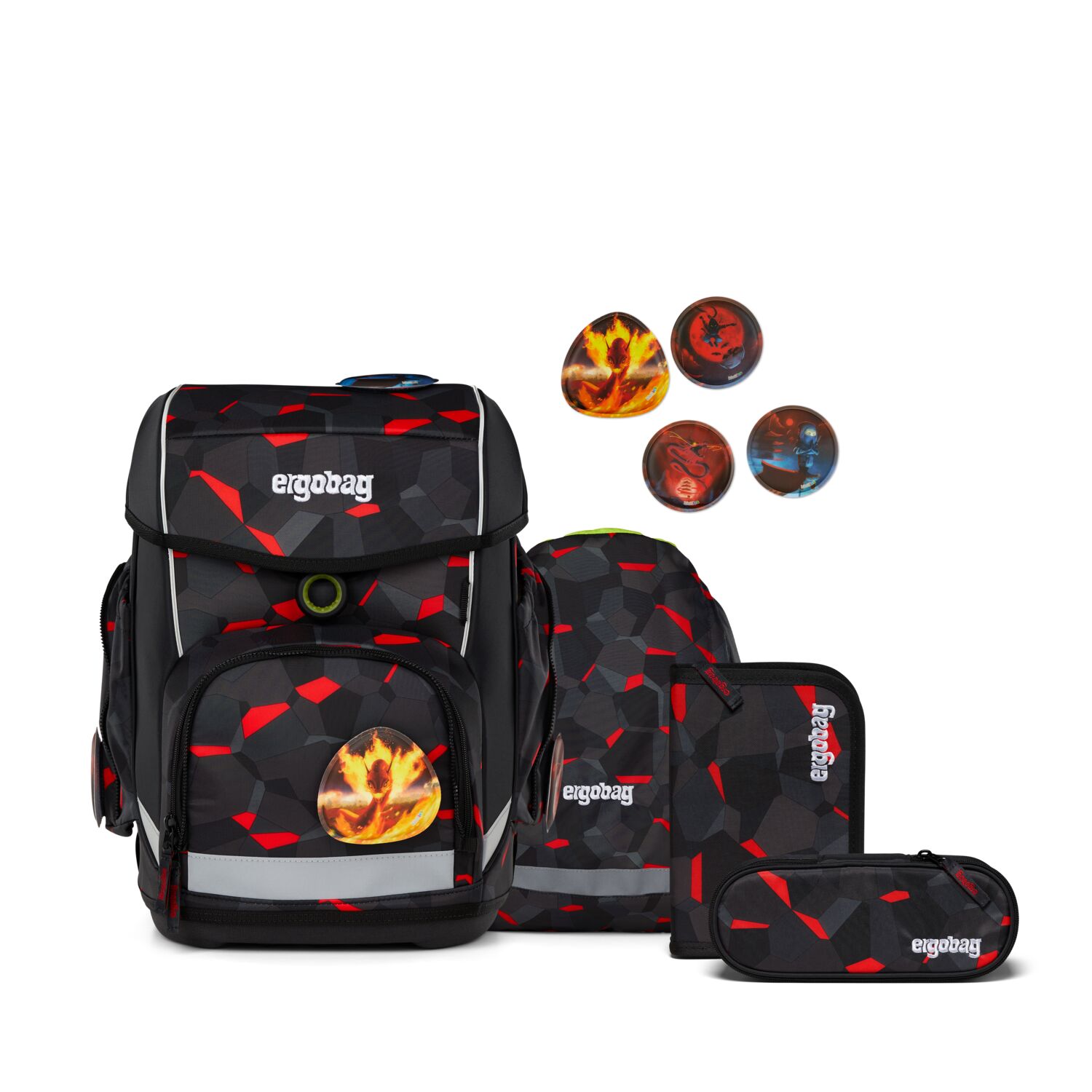 Ergobag Cubo Schulranzen Set 5-teilig-TaekBärdo