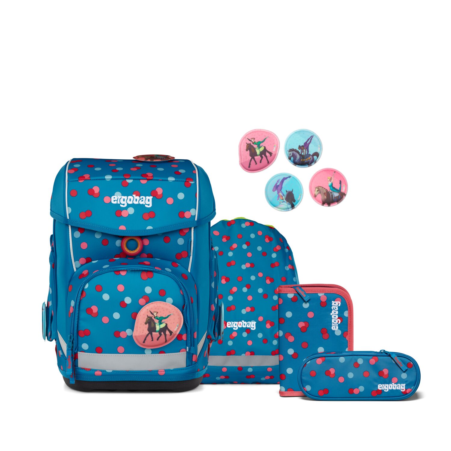 Ergobag Cubo Schulranzen Set 5-teilig-Voltibär