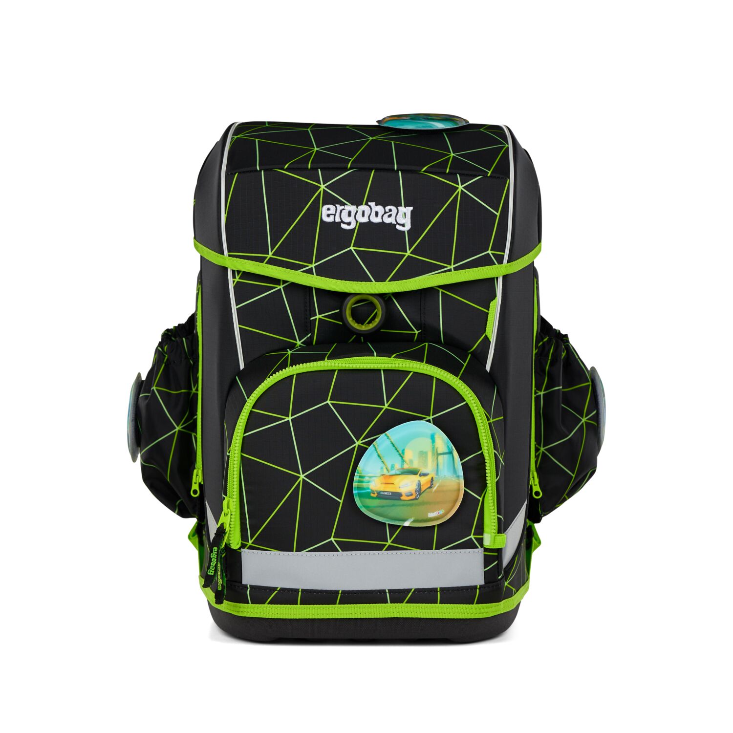 Ergobag Cubo Light Schulranzen Set 6-teilig-CyBär Race