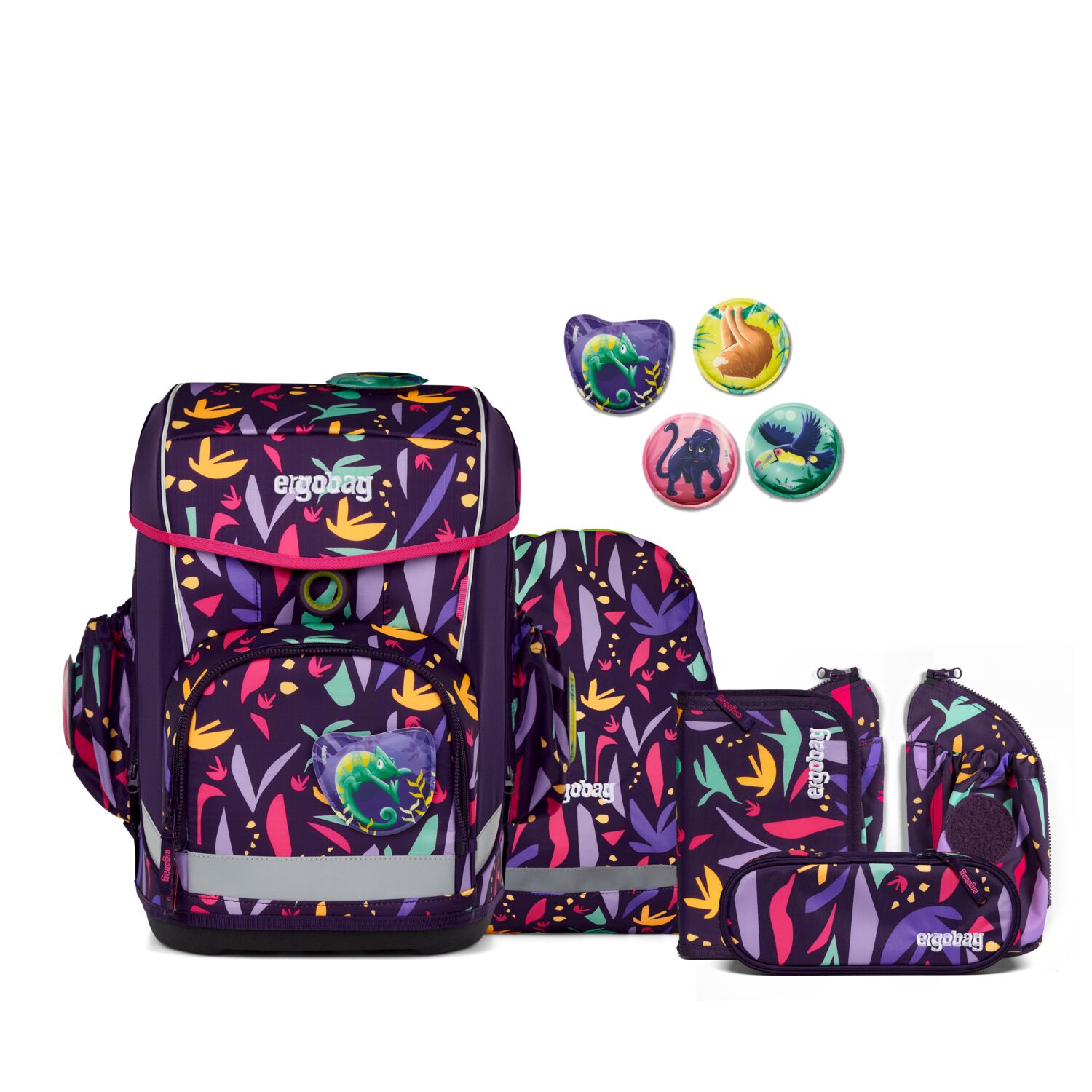 Ergobag Cubo Light Schulranzen Set 6-teilig-AmBärzonas