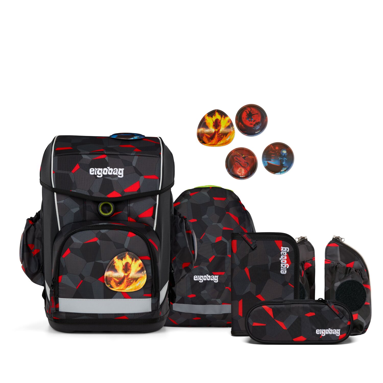 Ergobag Cubo Light Schulranzen Set 6-teilig-TaekBärdo