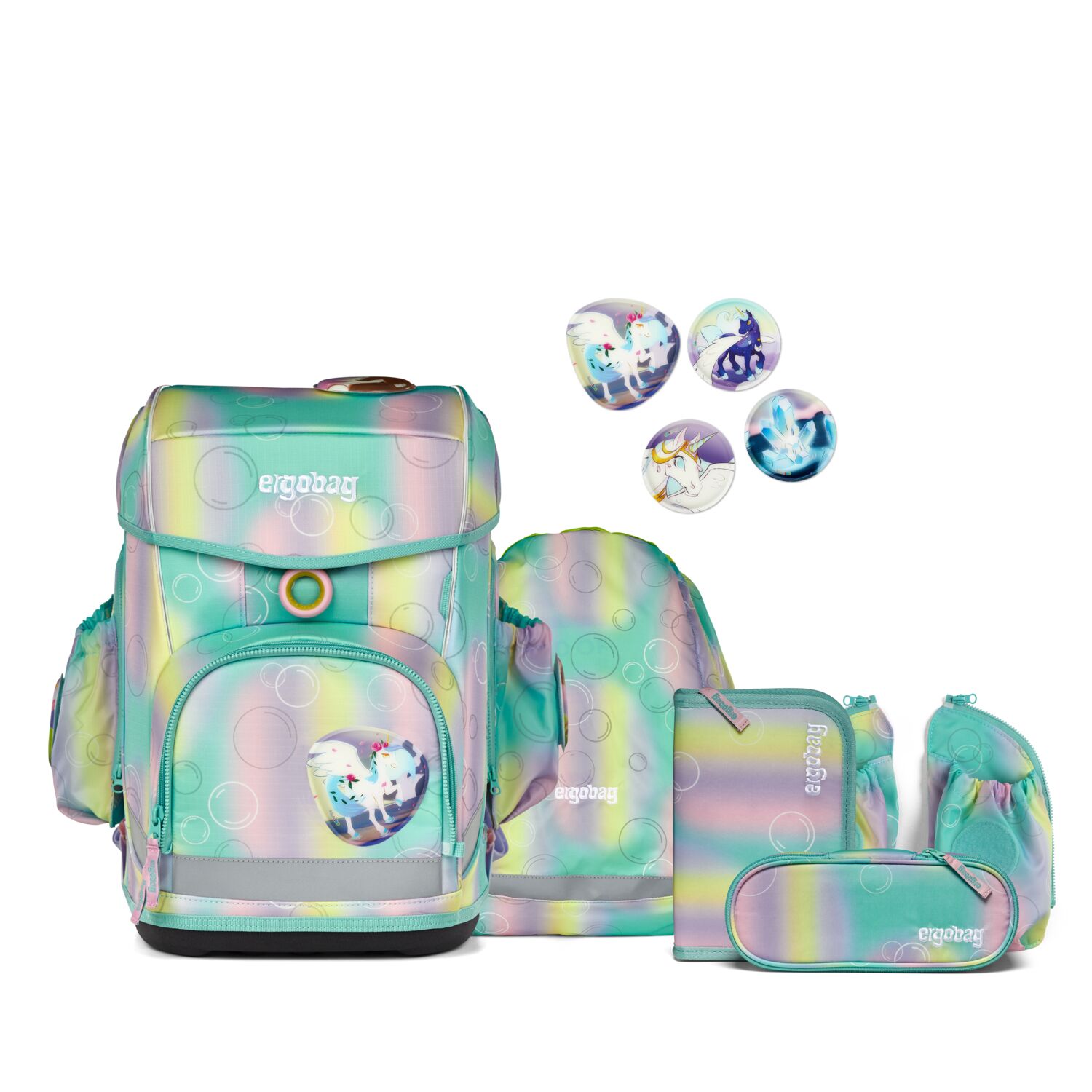 Ergobag Cubo Light Schulranzen Set 6-teilig-ZauBärwelt