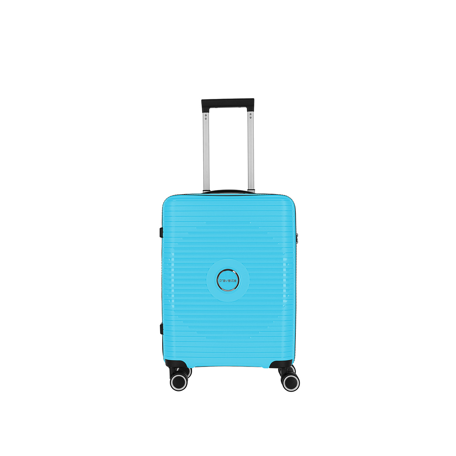 Travelite Orbita 4-Rollen Bordtrolley S-Türkis