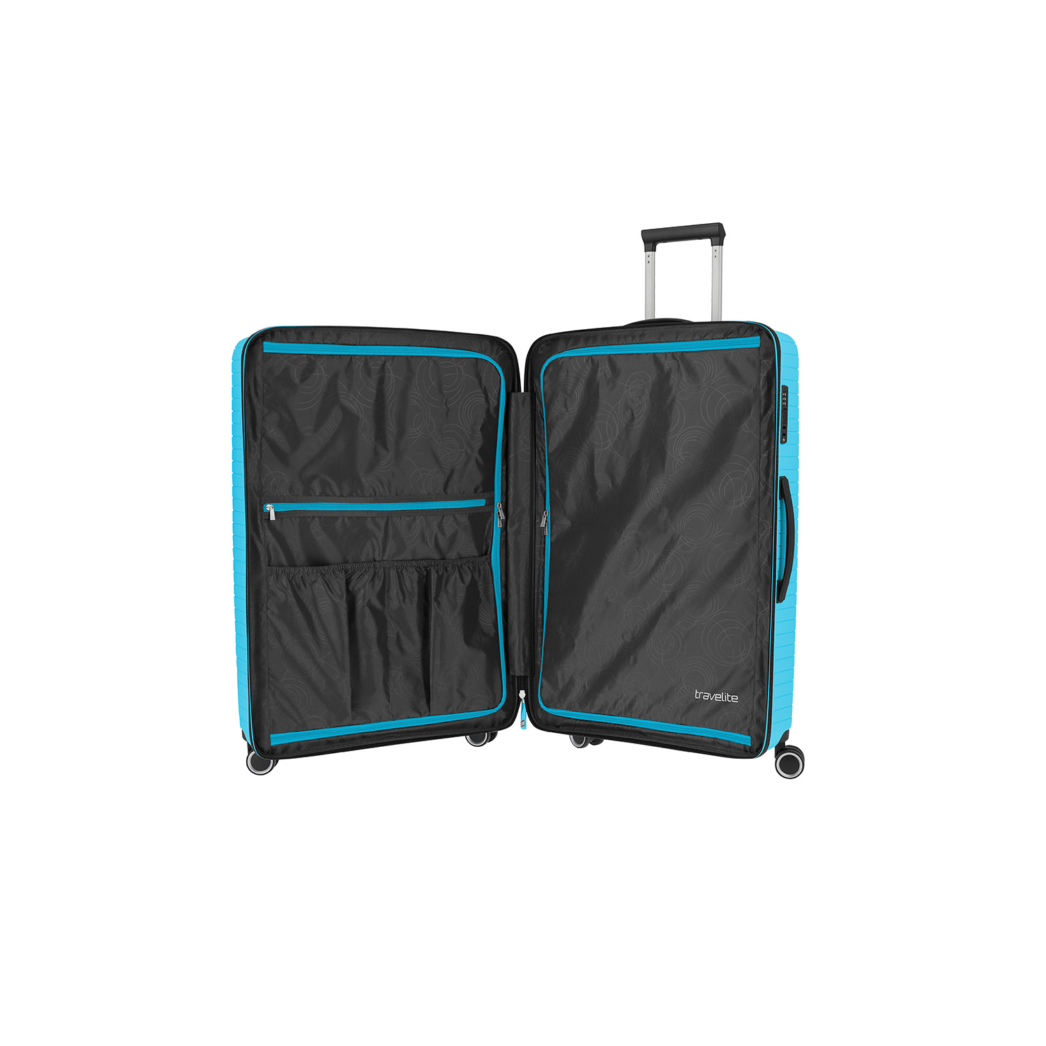 Travelite Orbita 4-Rollen Trolley L-Türkis