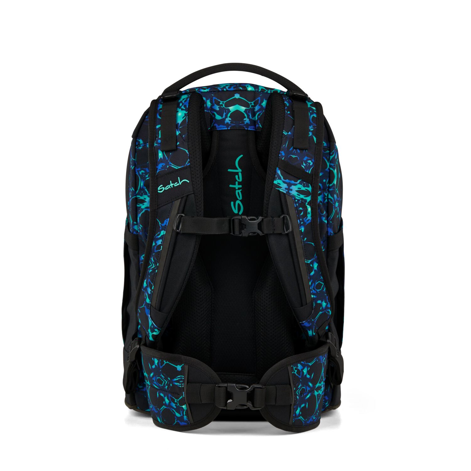 Satch Pack Schulrucksack-Caleido Blue