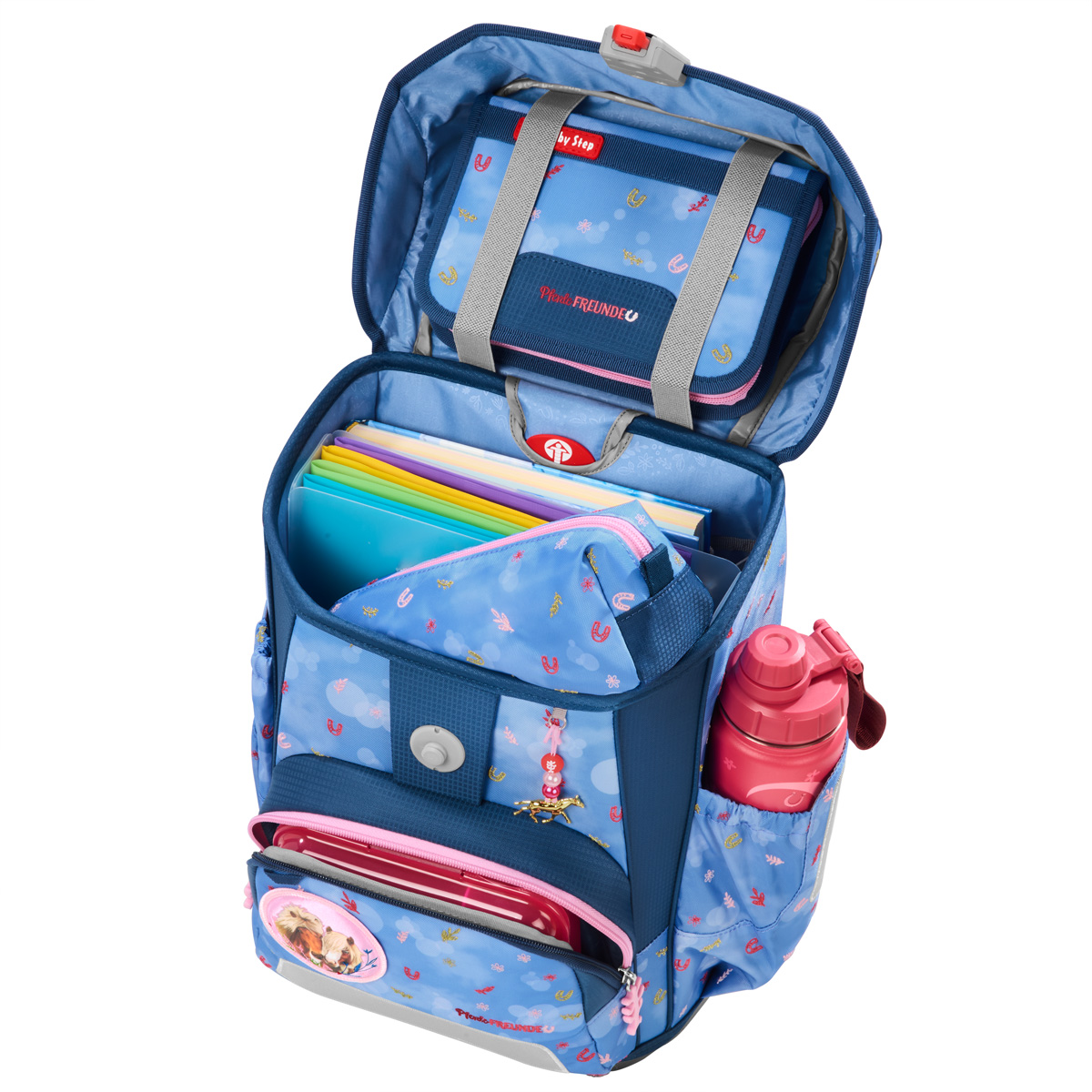 Step by Step Cloud Spiegelburg Schulranzen-Set 5-teilig-Horse Friends