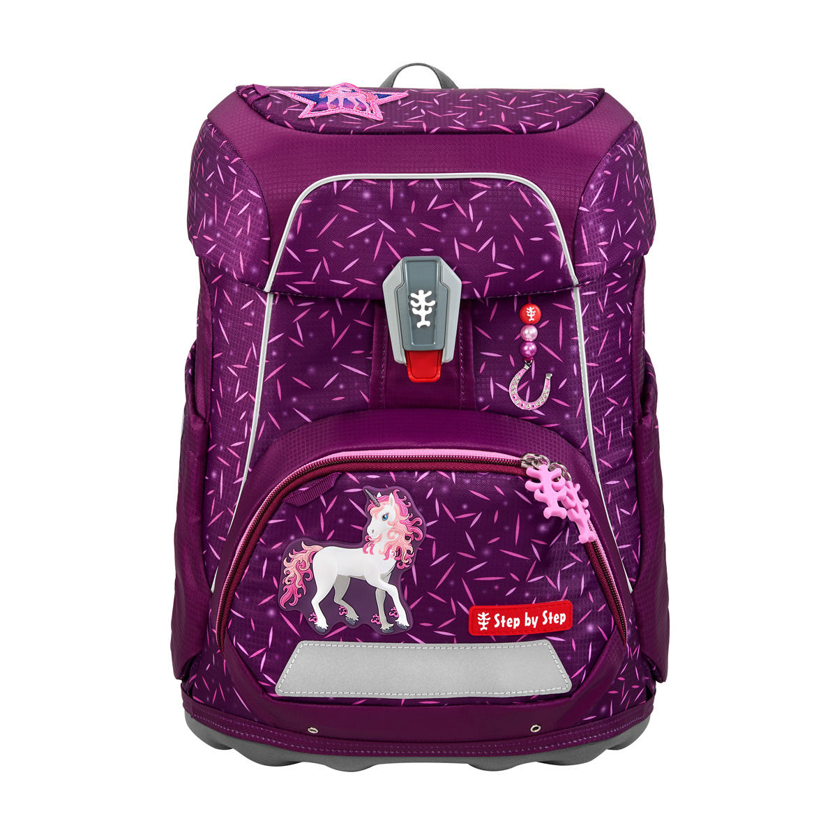 Step by Step Fit Schulranzen-Set 5-teilig-Pretty Unicorn Nuala