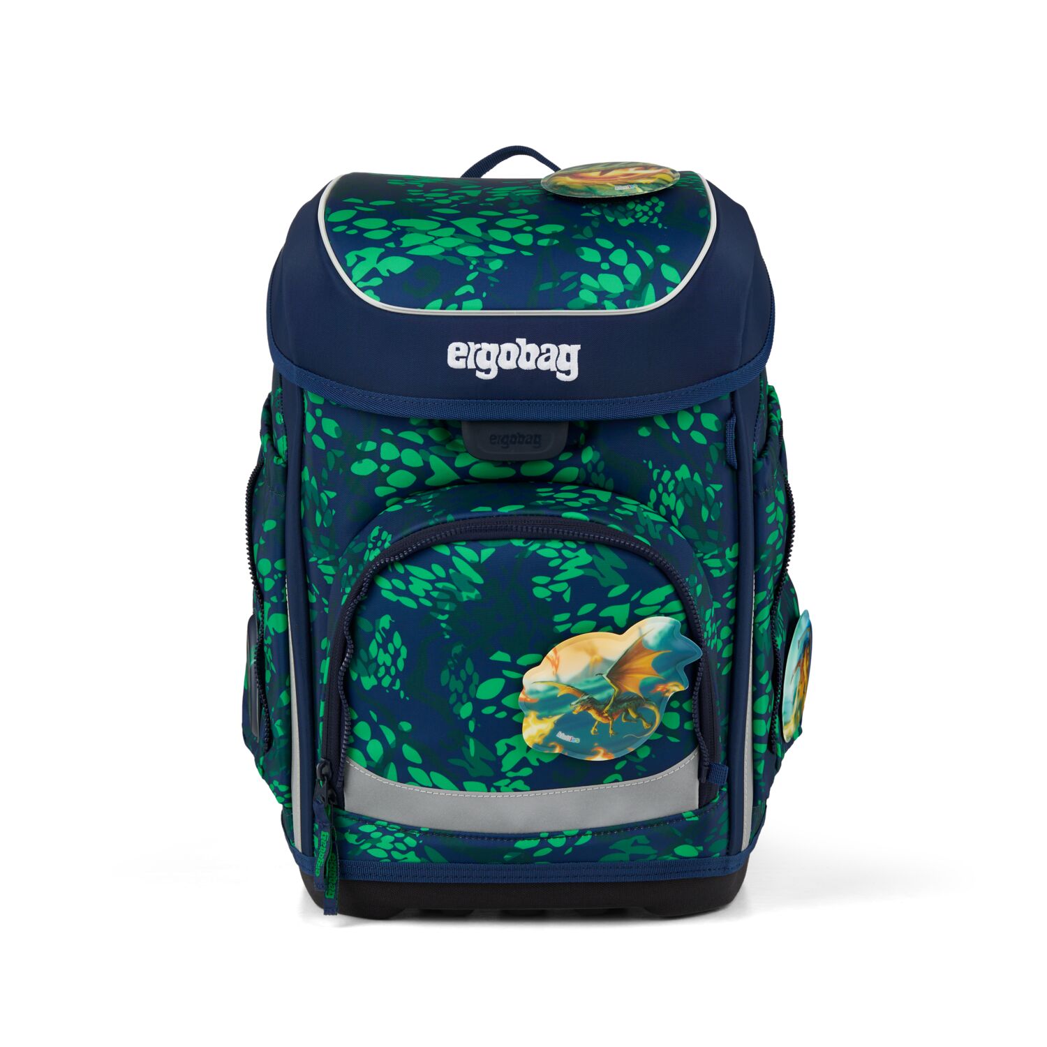 Ergobag Cubo Schulranzen Set 5-teilig-DrachenbezwingBär