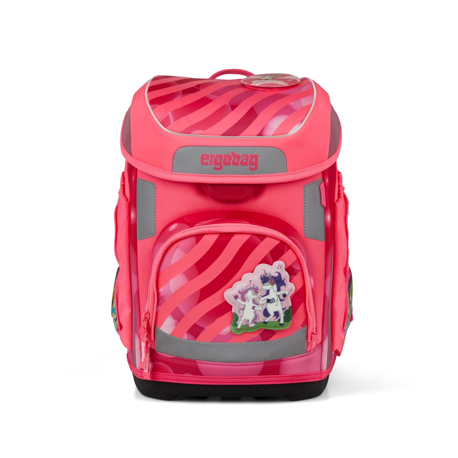 Ergobag Cubo Schulranzen Set 5-teilig-KuntBärbuntes Einhorn