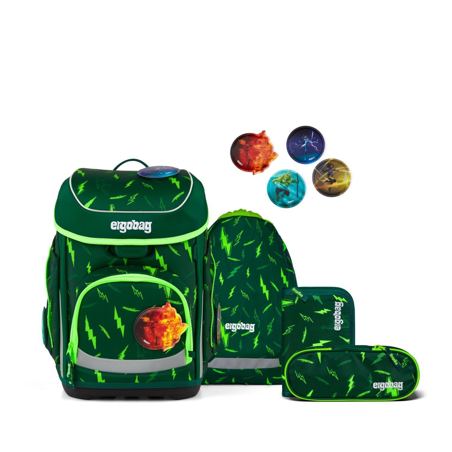 Ergobag Cubo Schulranzen Set 5-teilig-Bärtastisch