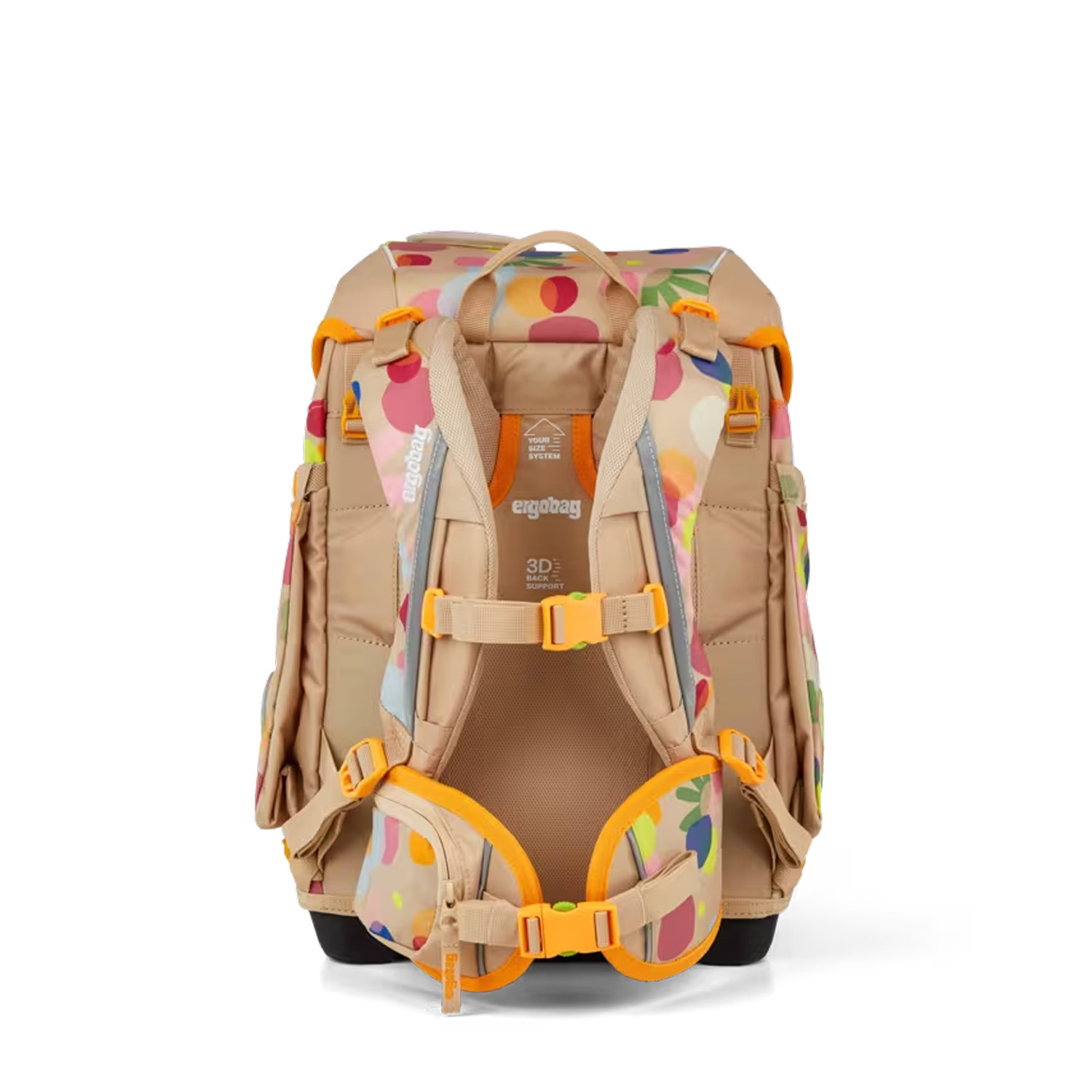 Ergobag Cubo Schulranzen Set 5-teilig-Flower PowBär