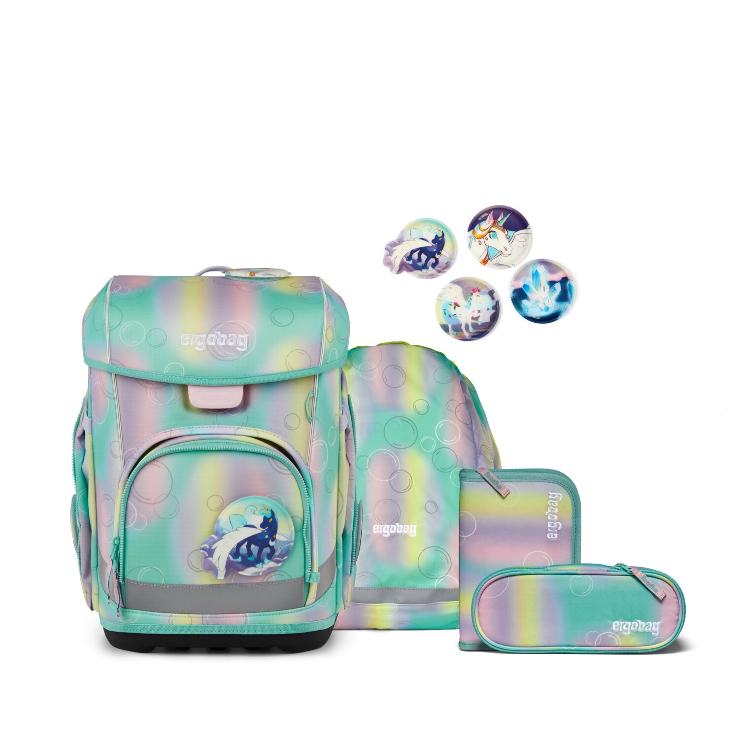 Ergobag Cubo Light Schulranzen-Set 5-teilig-ZauBärwelt