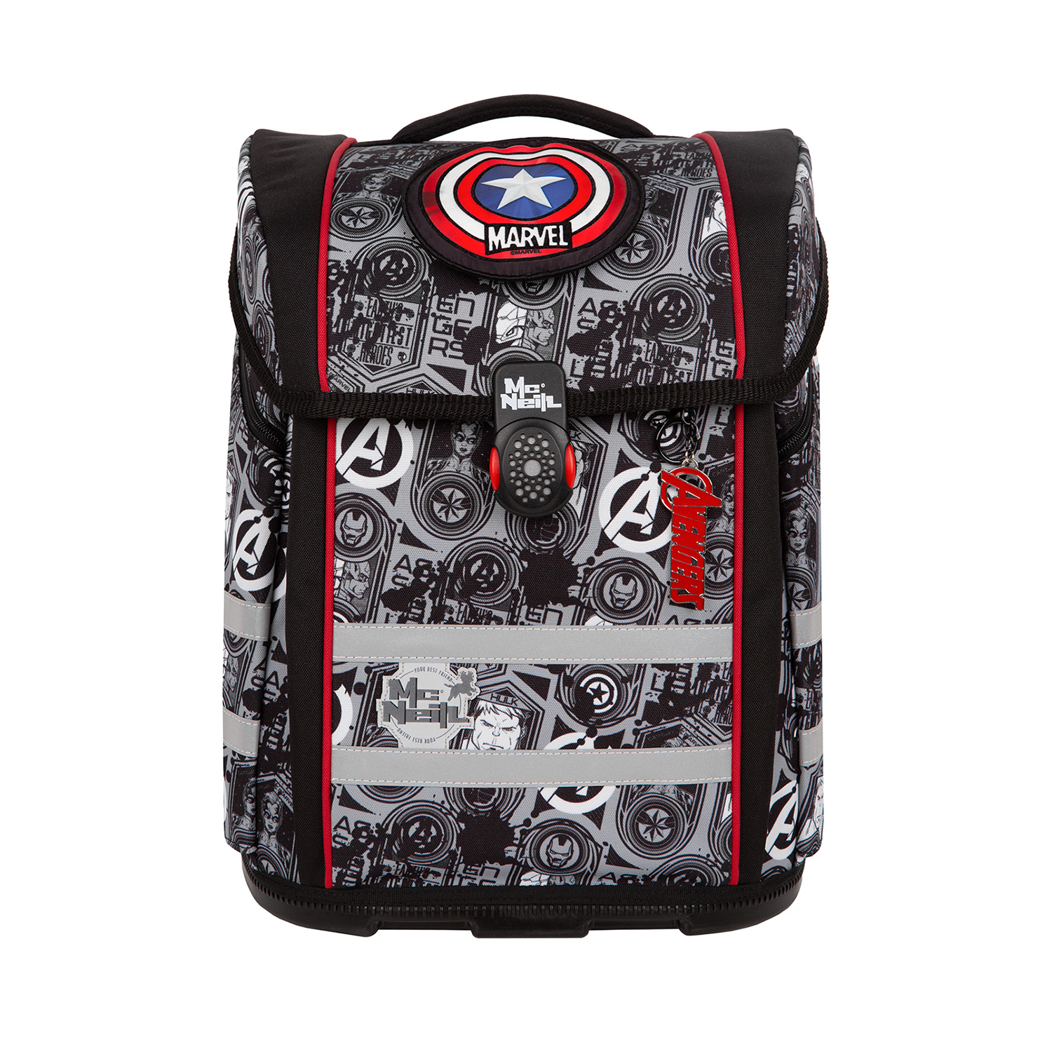 McNeill Perfecto Disney Schulranzen Set 5-teilig-Marvel Avengers