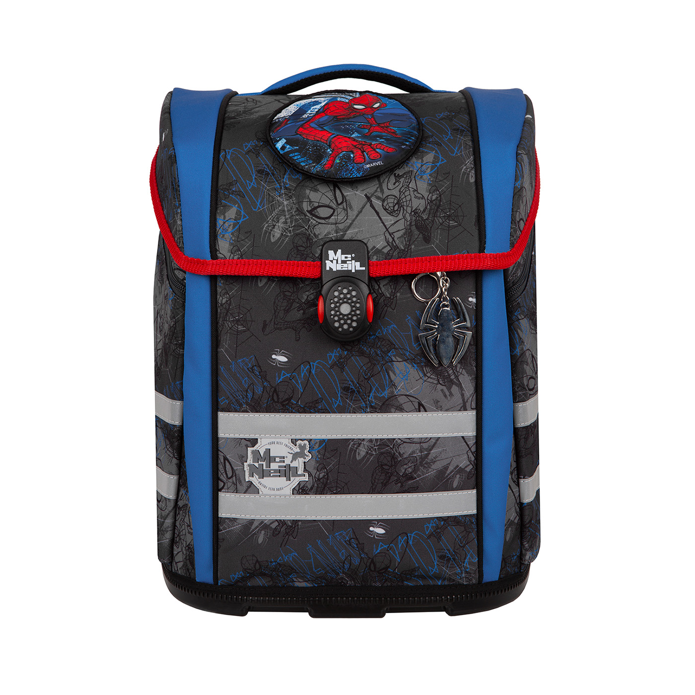 McNeill Perfecto Disney Schulranzen Set 5-teilig-Marvel Spider Man