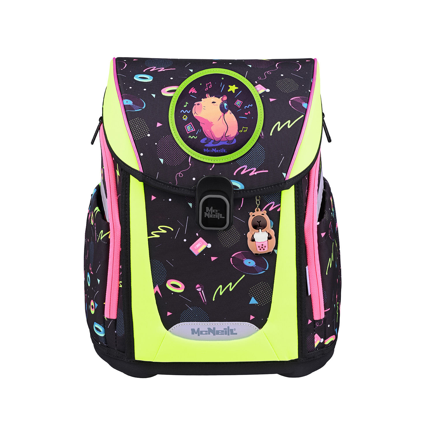 McNeill Primo Schulranzen-Set 9-teilig-Capybar