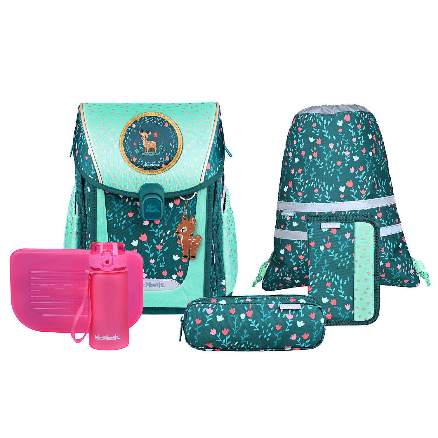 McNeill Primo Schulranzen-Set 9-teilig-Deary