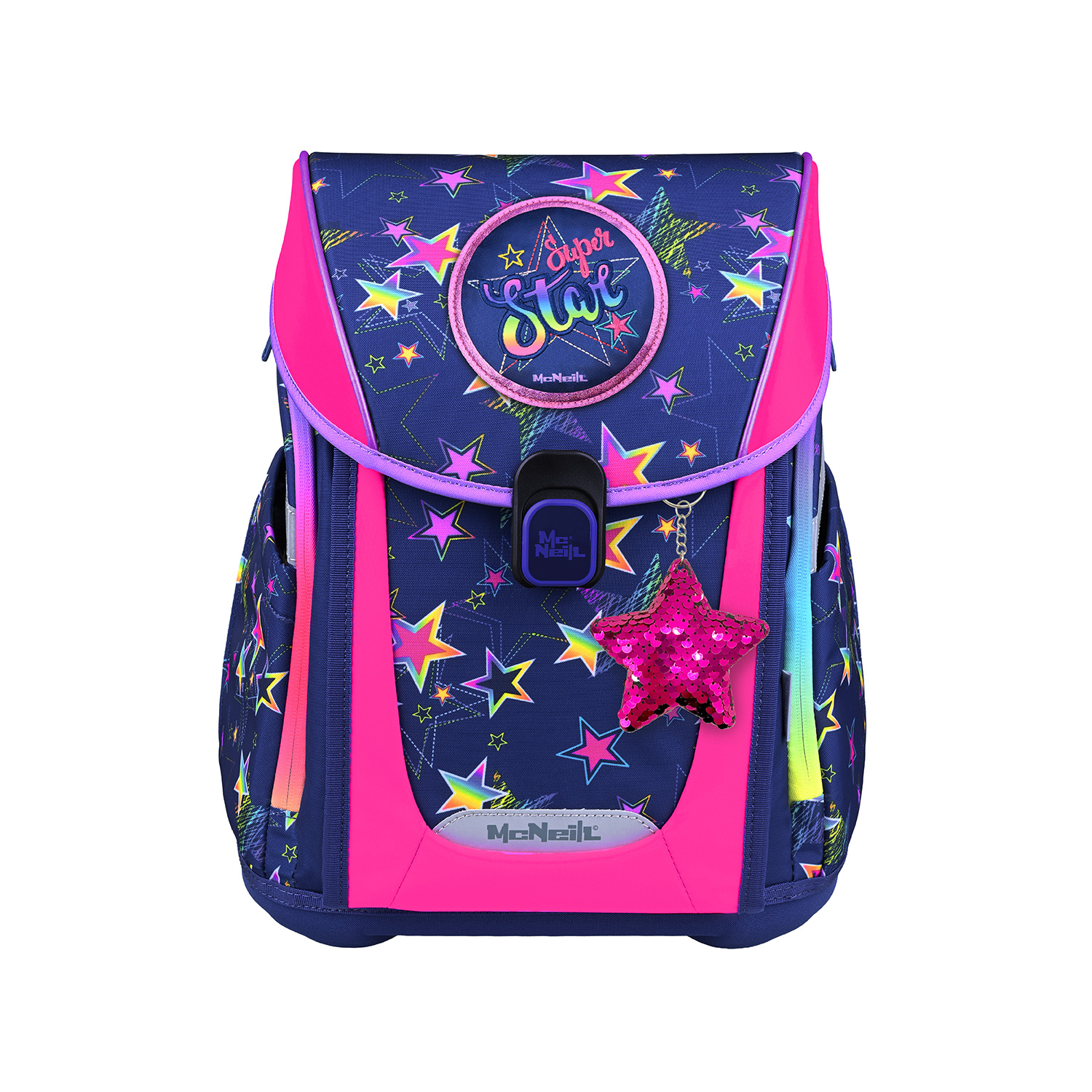 McNeill Primo Schulranzen-Set 9-teilig-Stars