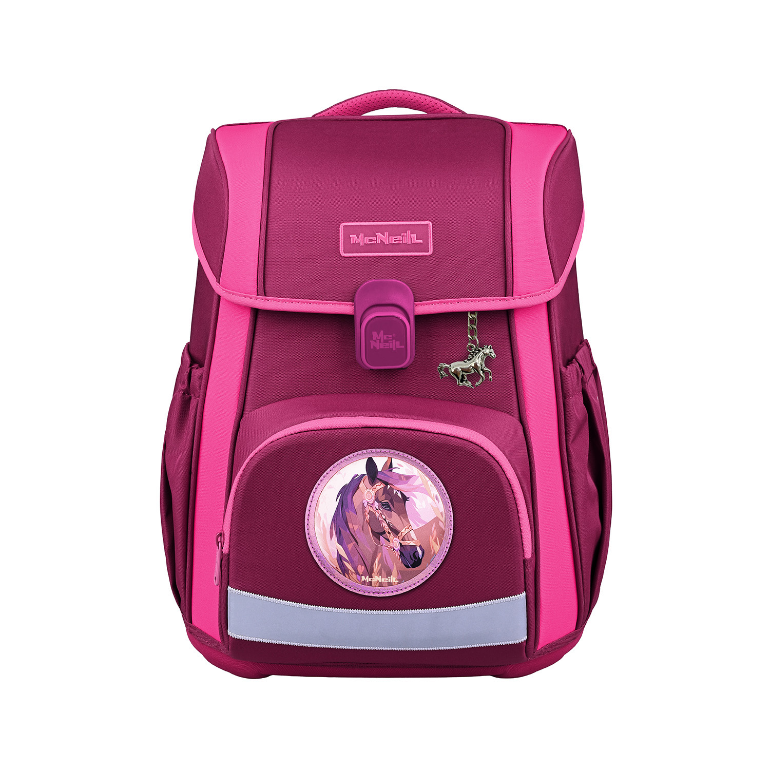 McNeill Bravo Schulranzen-Set 9-teilig-Berry