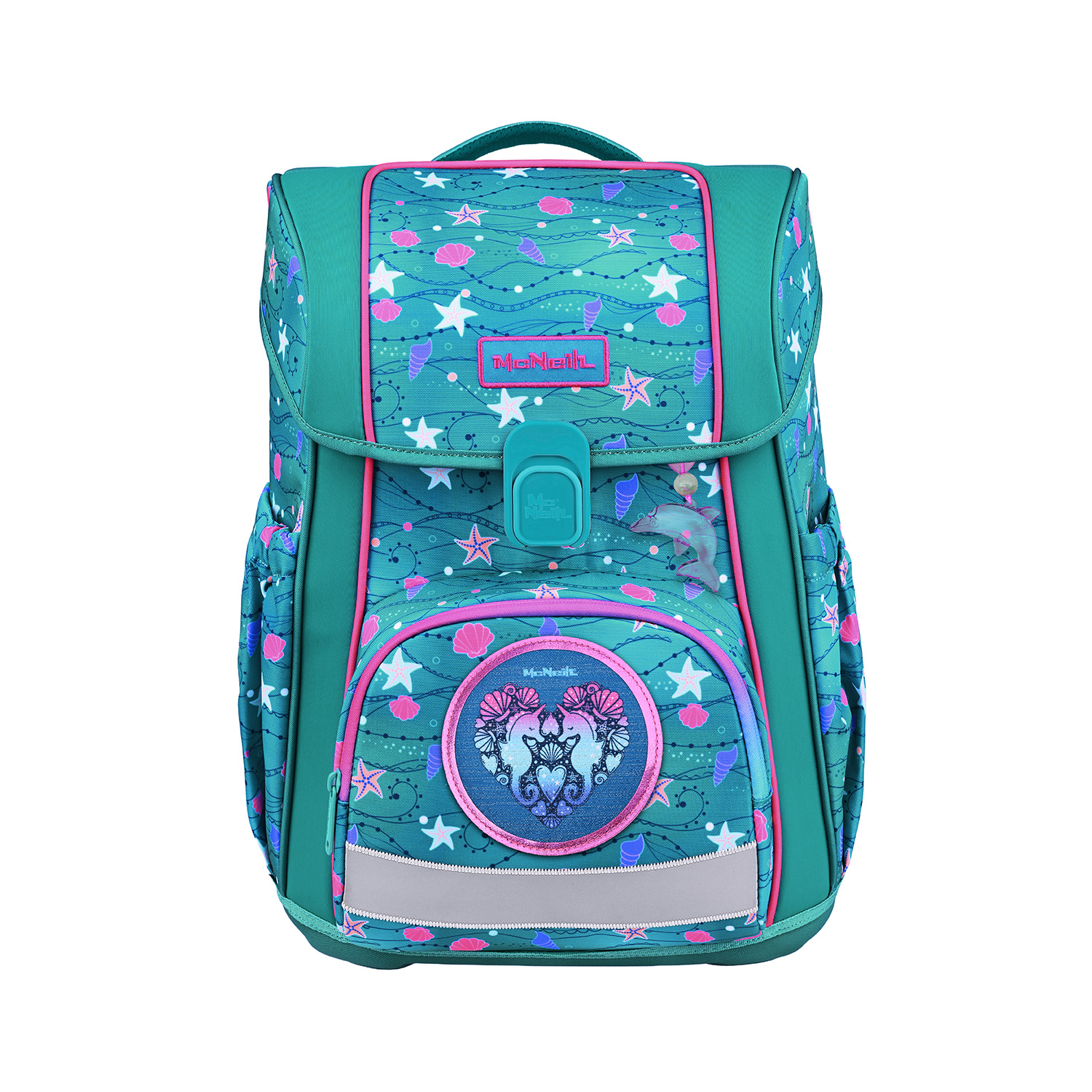 McNeill Bravo Schulranzen-Set 9-teilig-Seafish