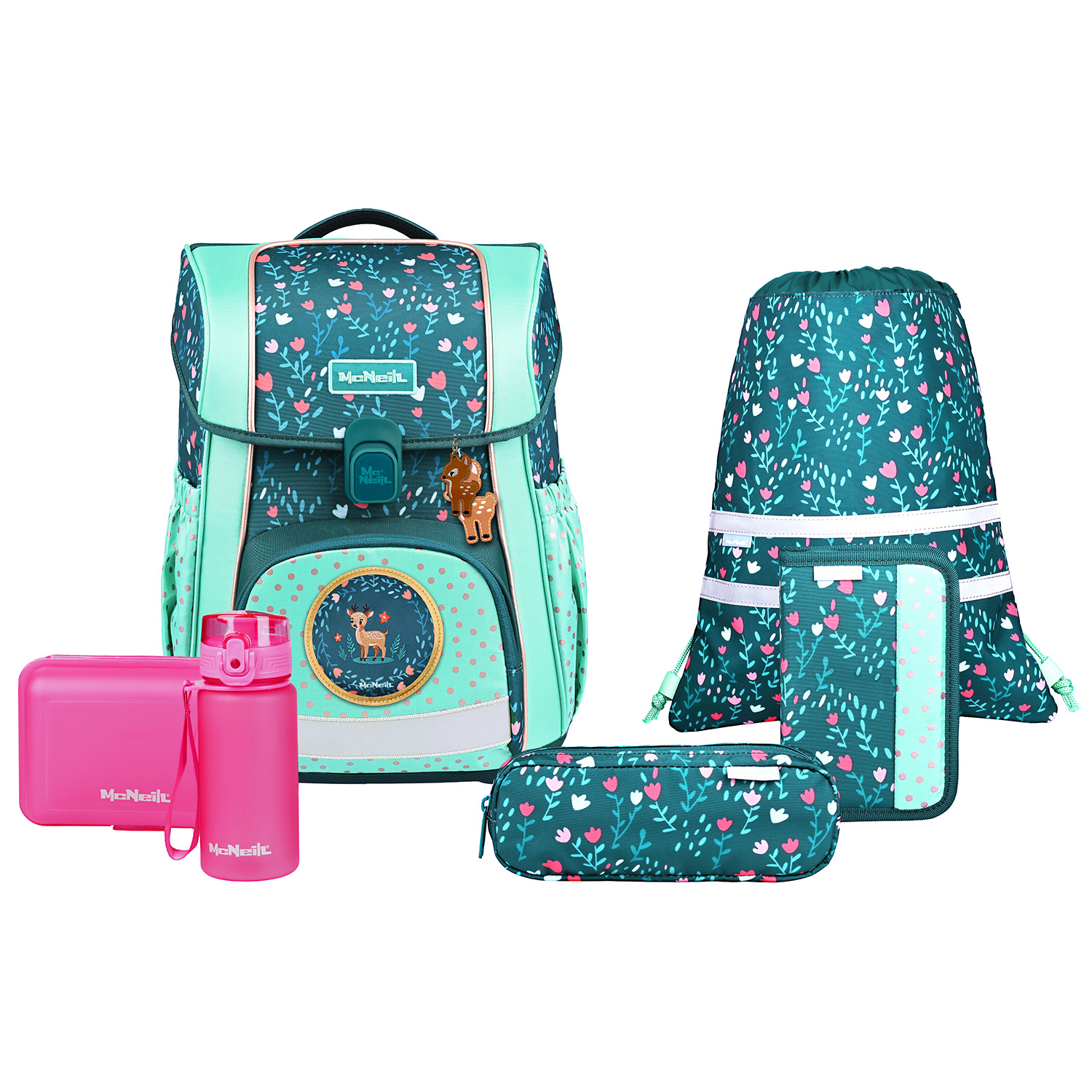 McNeill Bravo Schulranzen-Set 9-teilig-Deary