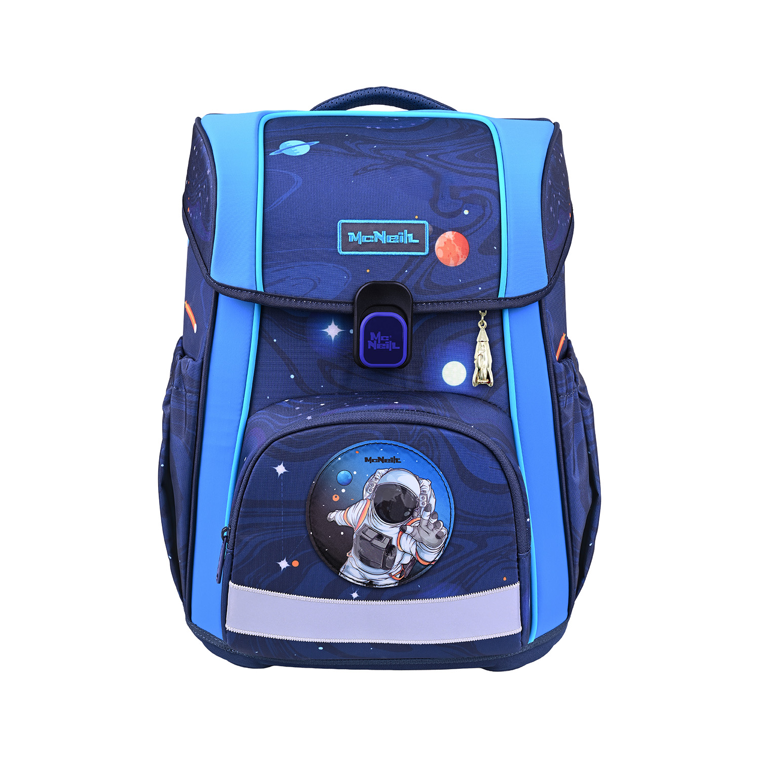 McNeill Bravo Schulranzen-Set 9-teilig-Space