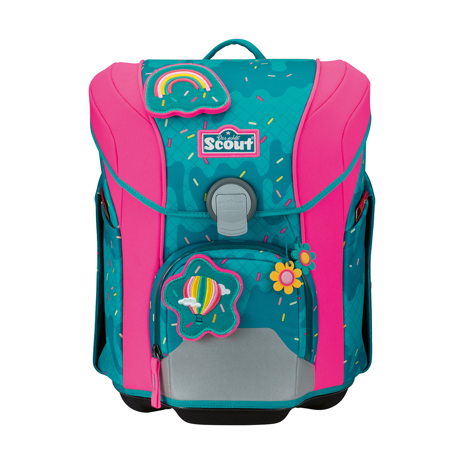 Scout Micro Schulranzen-Set 4-teilig-Happy Confetti