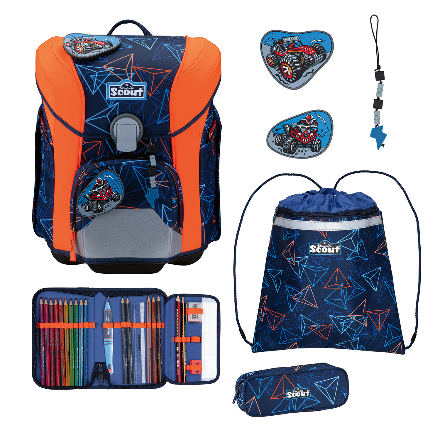 Scout Micro Schulranzen-Set 4-teilig-Offroad