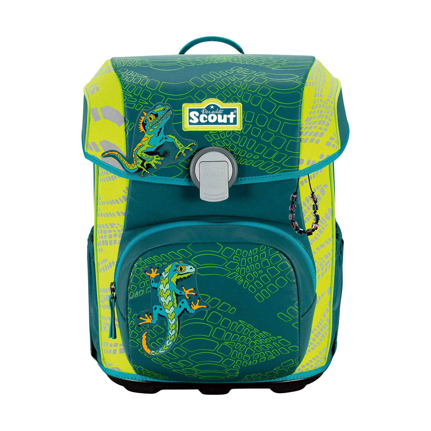 Scout Neo Superflash Extreme Schulranzen Set 4-teilig-Lizard