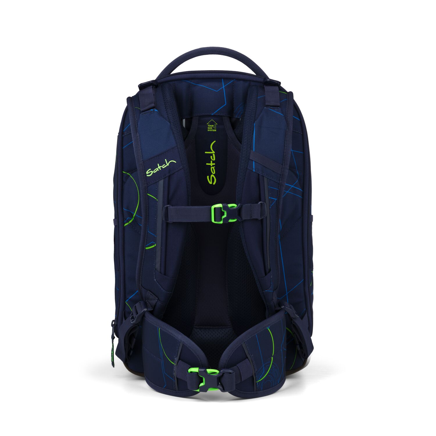 Satch Match Plus Schulrucksack-Blue Tech