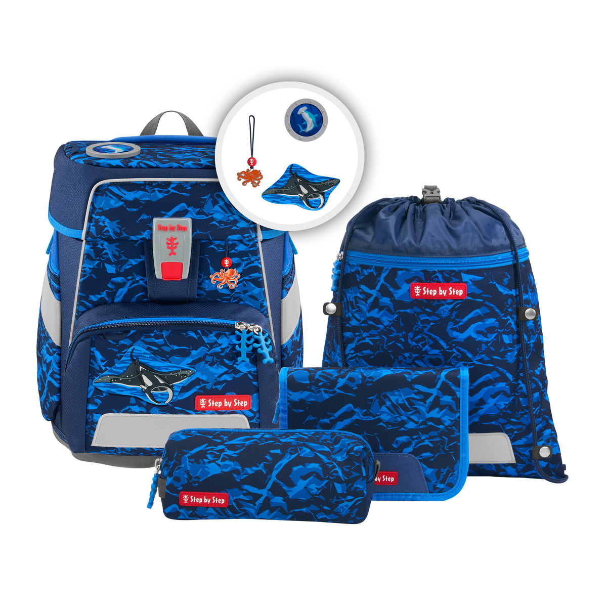 Step by Step Space - Schulranzen-Set 5-teilig-Manta Rio