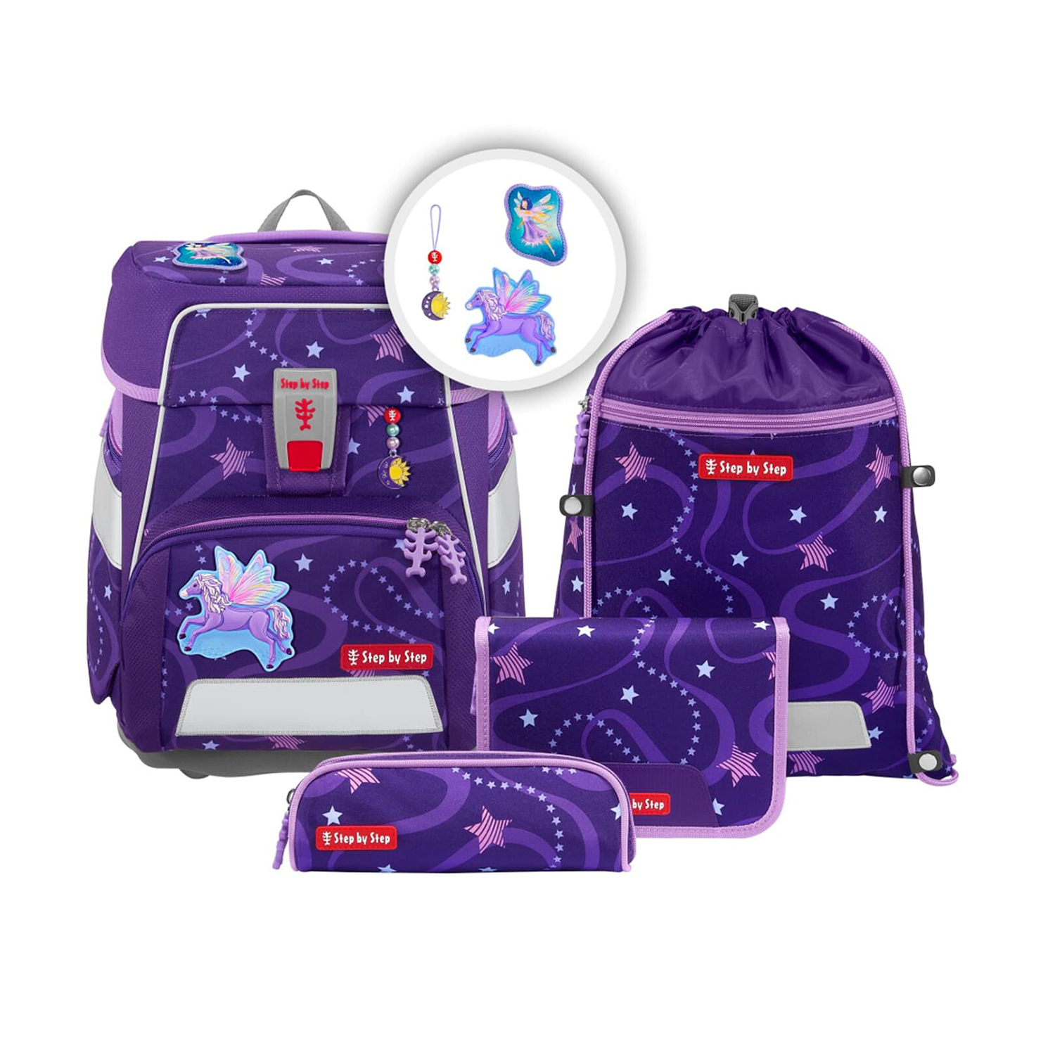 Step by Step Space - Schulranzen-Set 5-teilig-Pegasus Emily 2