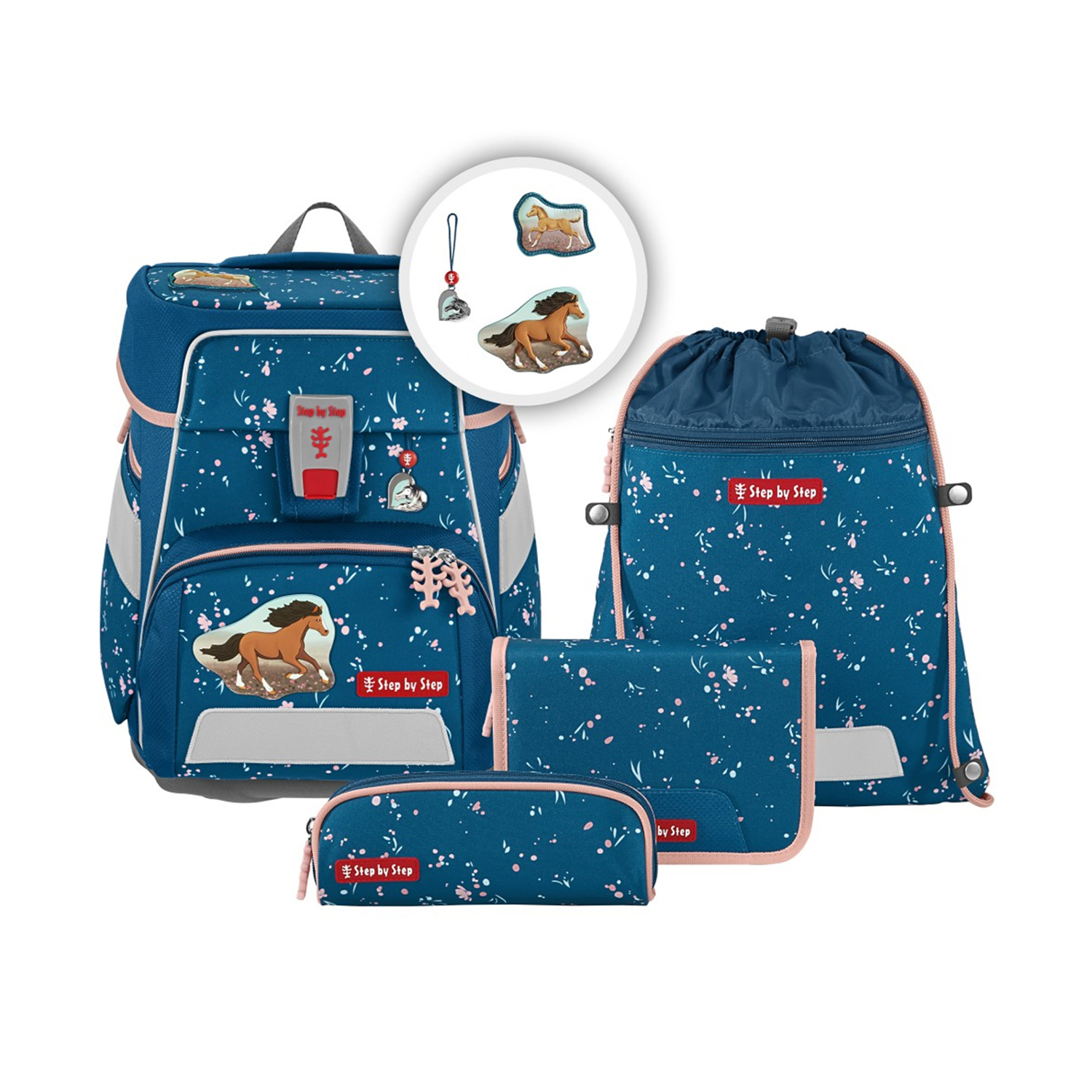 Step by Step Space - Schulranzen-Set 5-teilig-Wild Horse Ronja