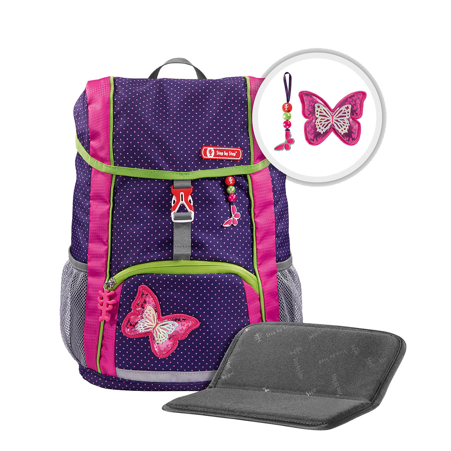 Step by Step Kid - Kindergartenrucksack-Shiny Butterfly