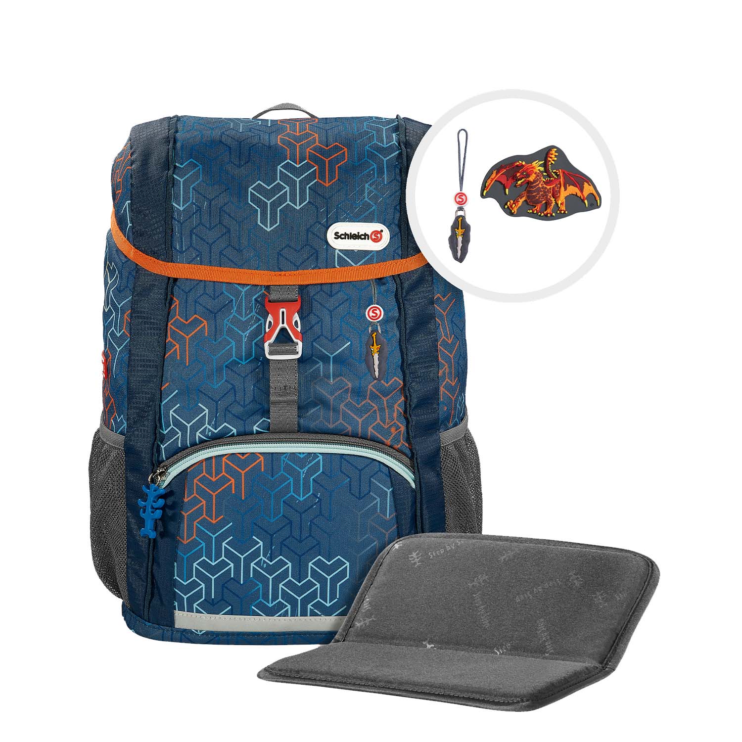 Step by Step Kid Schleich - Kindergartenrucksack-Lava Dragon