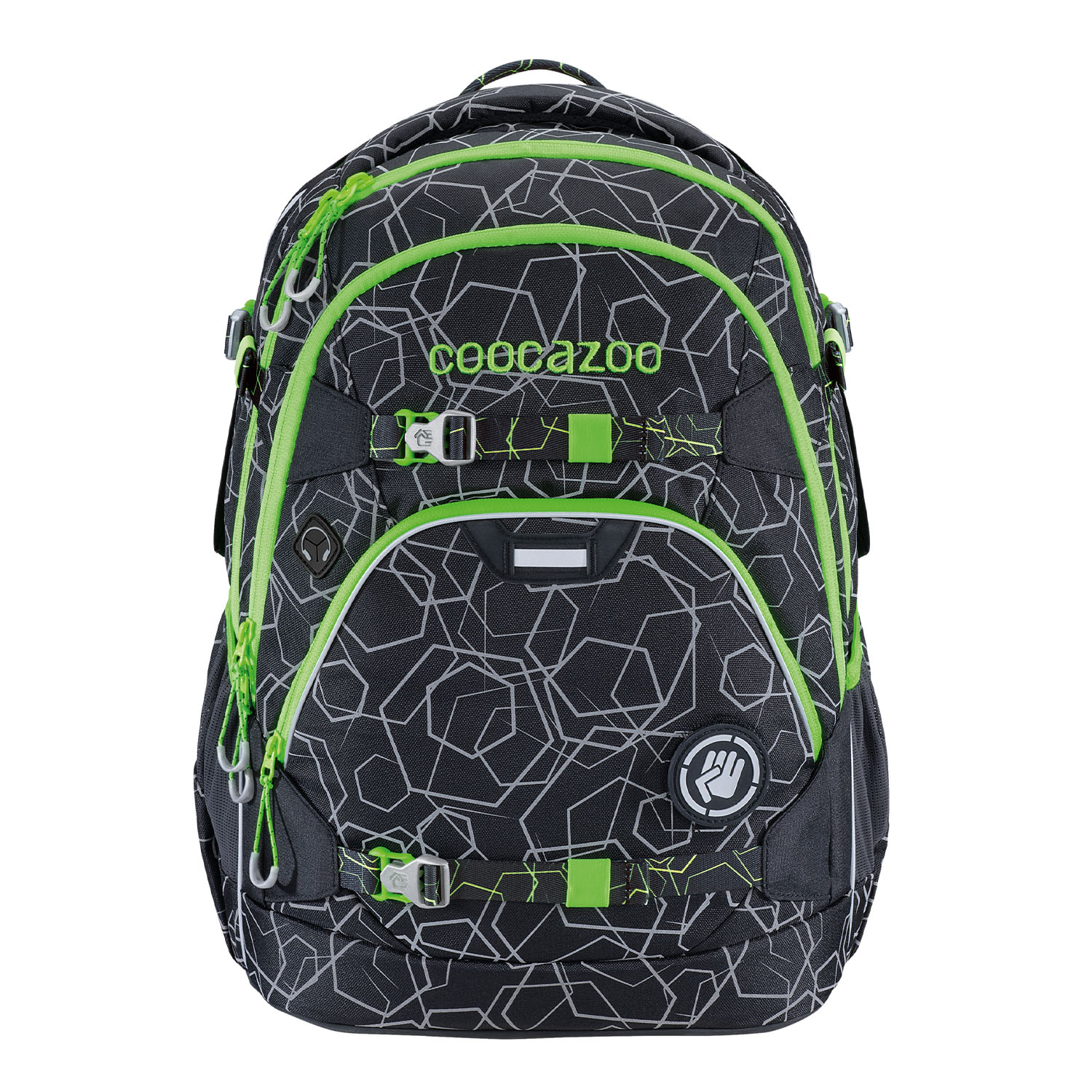 Coocazoo ScaleRale - Rucksack-Laserreflect Solar-Green