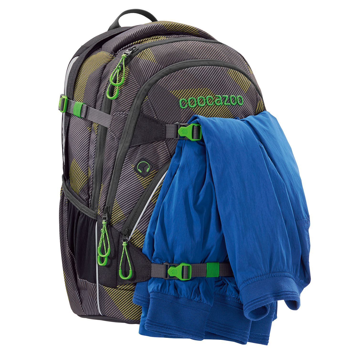 Coocazoo ScaleRale - Rucksack-Polygon Bricks Grey