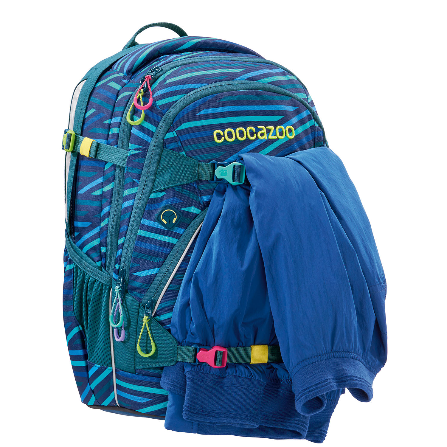 Coocazoo ScaleRale - Rucksack-Zebra Strip Blue
