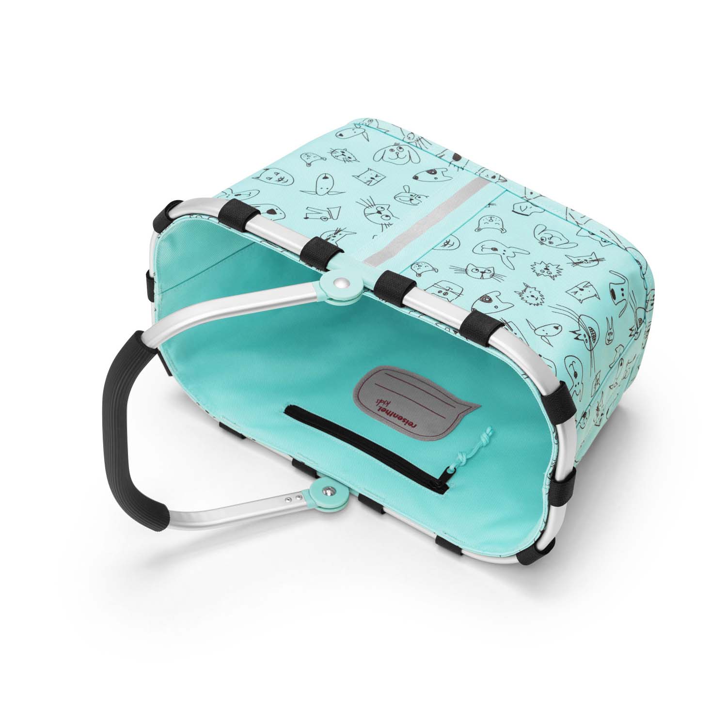 Reisenthel Carrybag XS Kids - Einkaufskorb-Cats and Dogs Mint