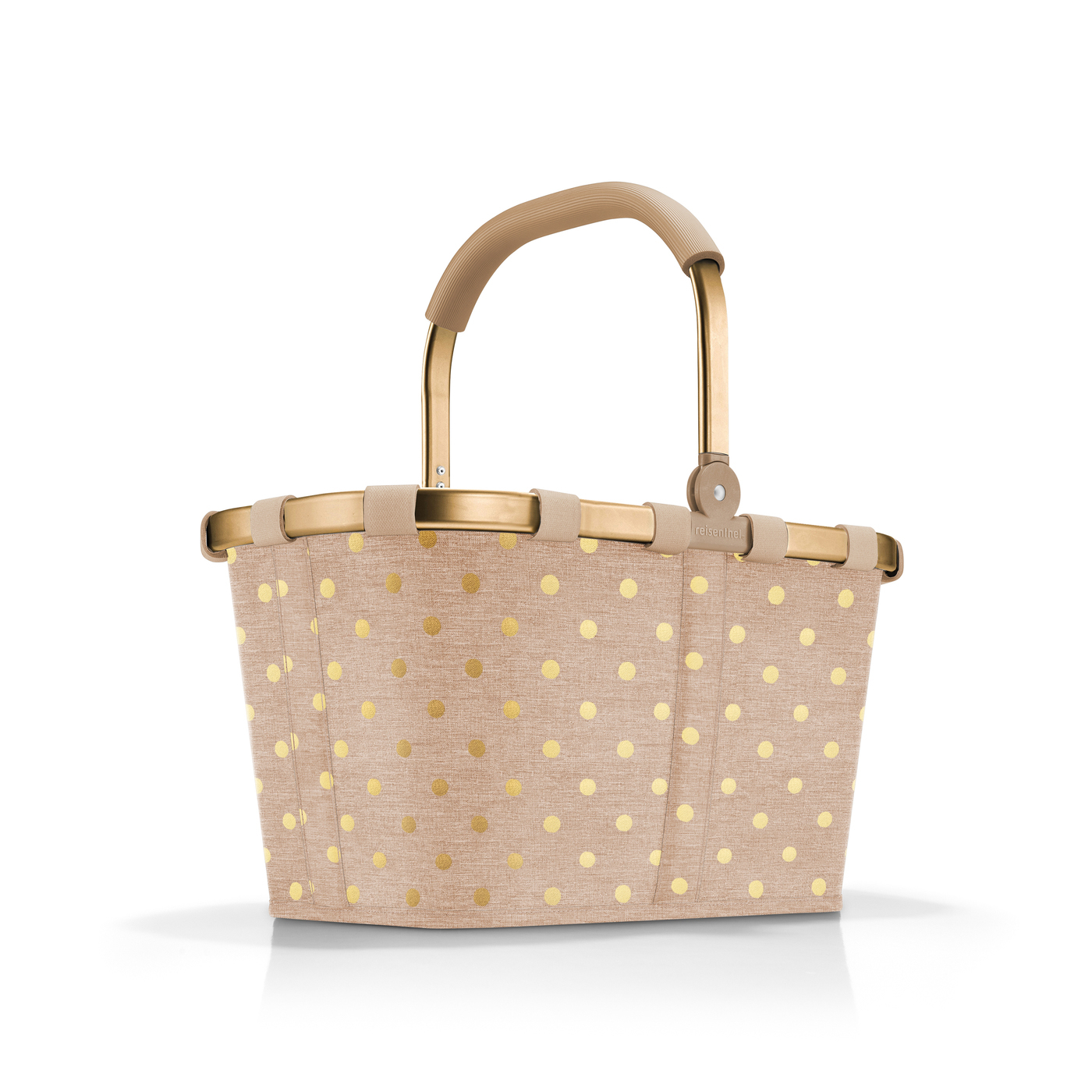 Reisenthel Carrybag - Einkaufskorb-Frame Metallic Dots Coffee