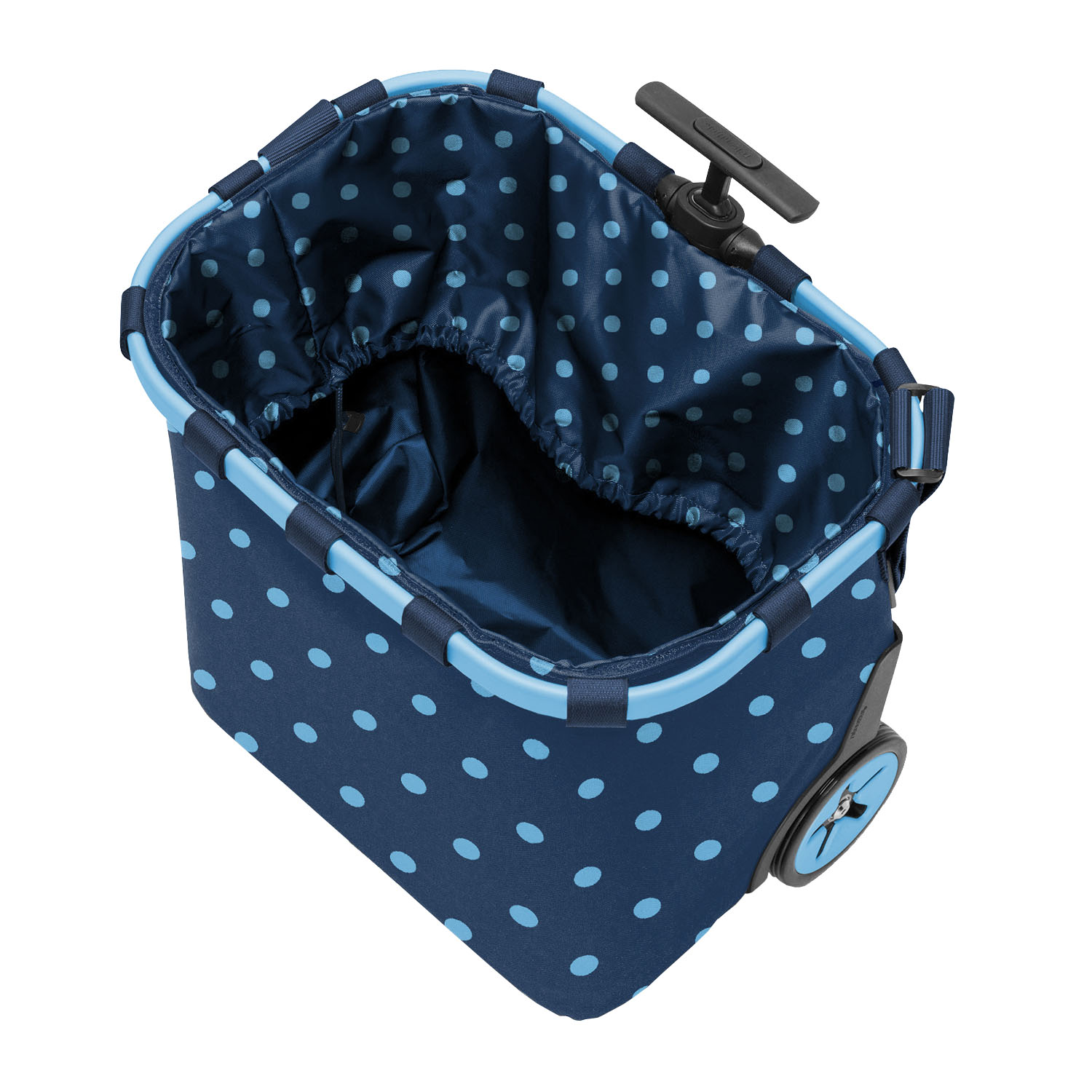 frame mixed dots blue