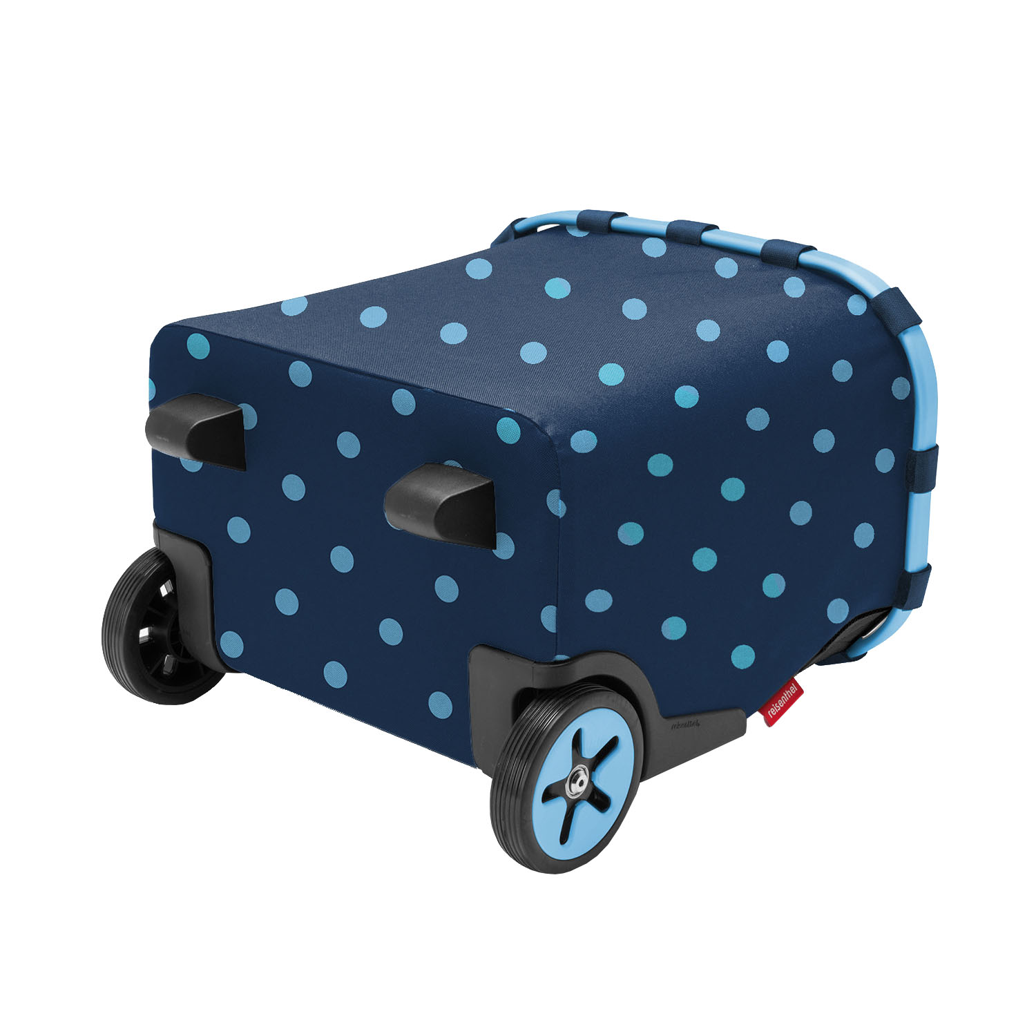 frame mixed dots blue