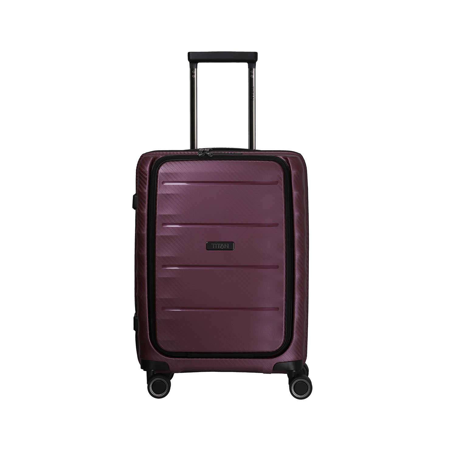 Titan Highlight S - Bordtrolley mit Vortasche-Merlot