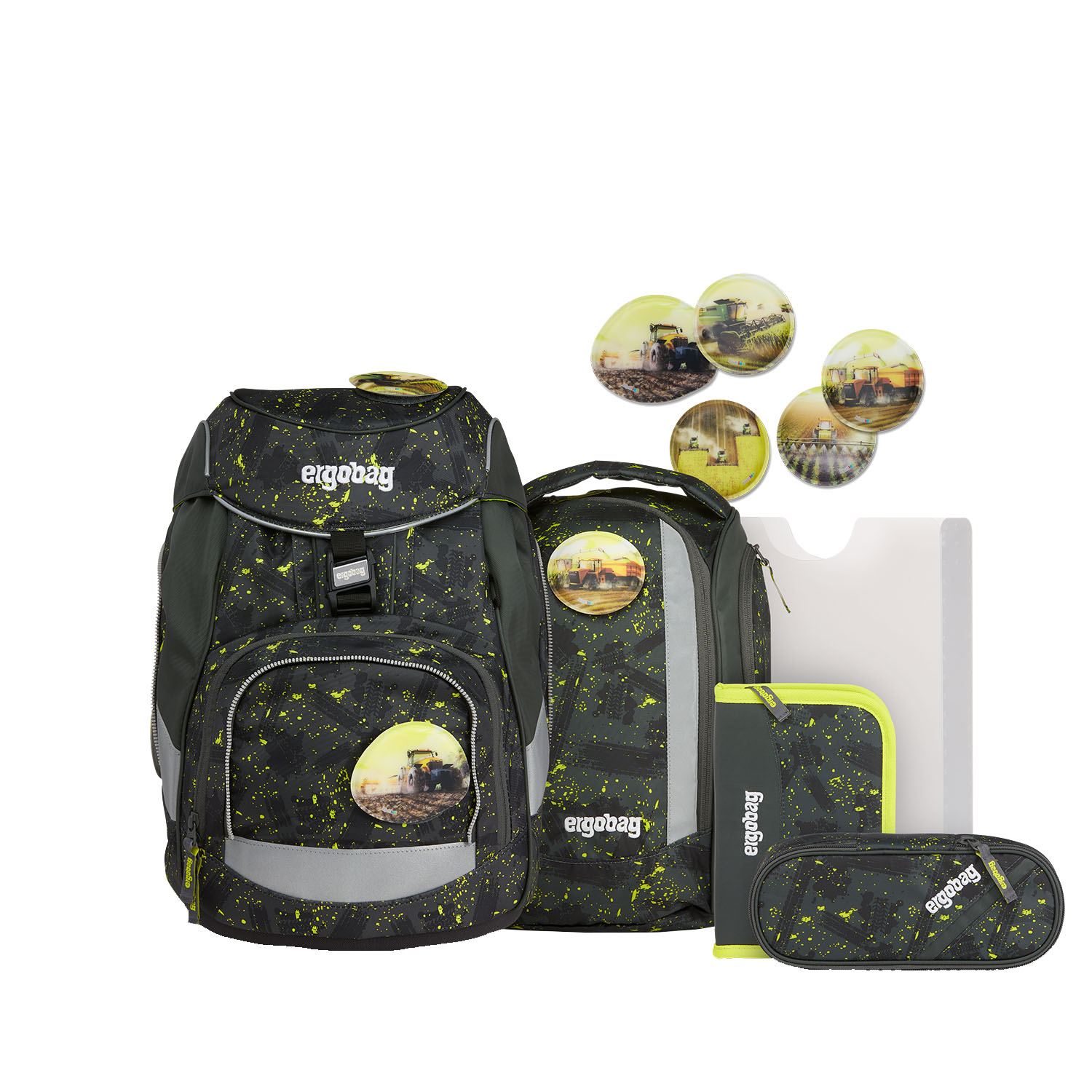 Ergobag Pack (2021) Schulrucksack-Set 6-teilig-MähdreschBär