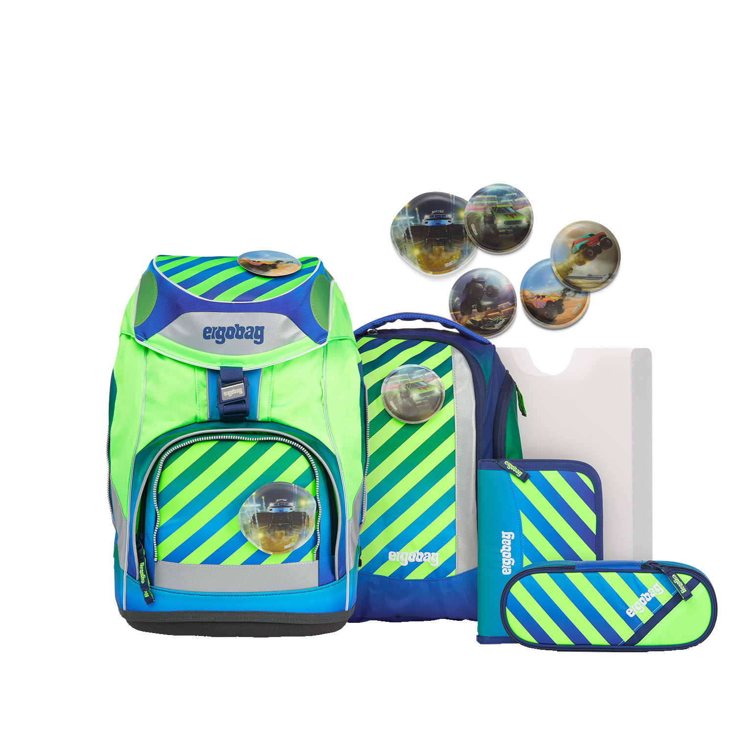 Ergobag Pack (2021) Schulrucksack-Set 6-teilig-TruckBär