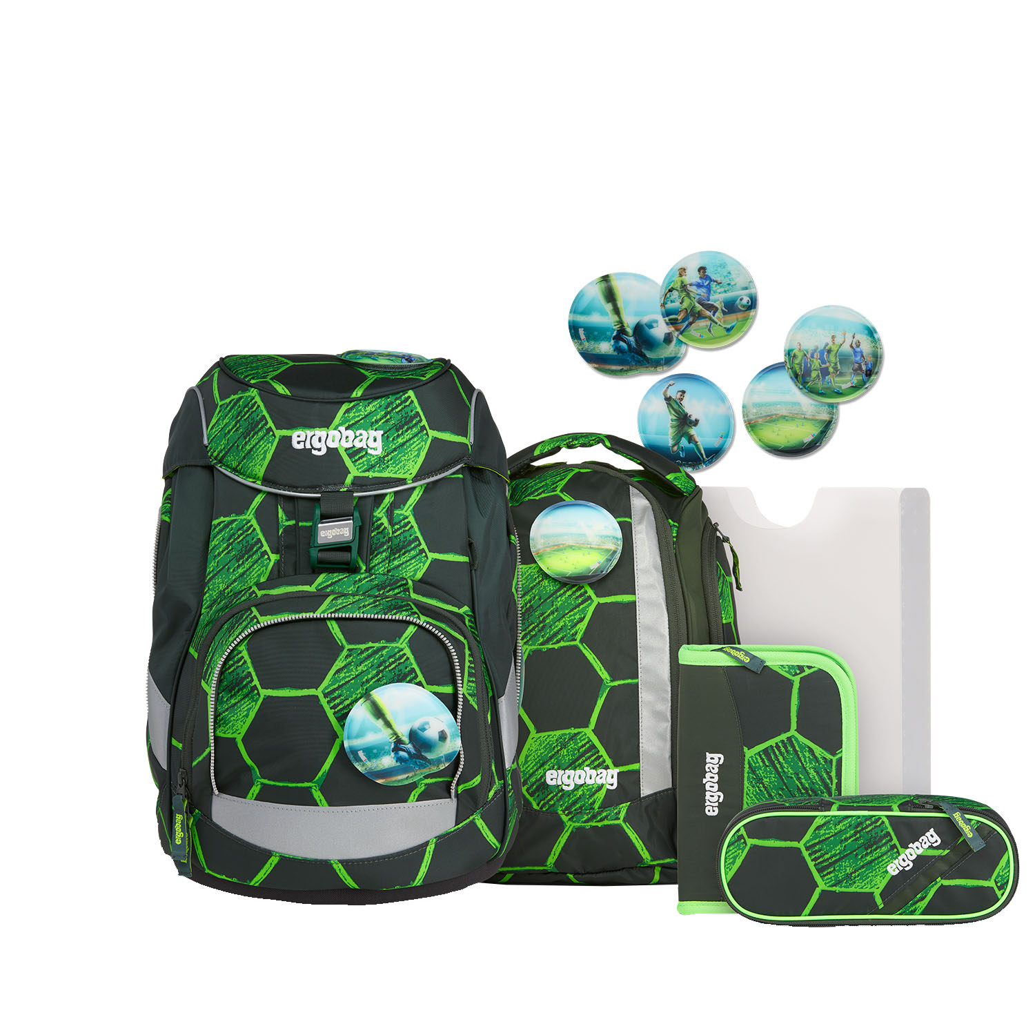 Ergobag Pack (2021) Schulrucksack-Set 6-teilig-VolltreffBär