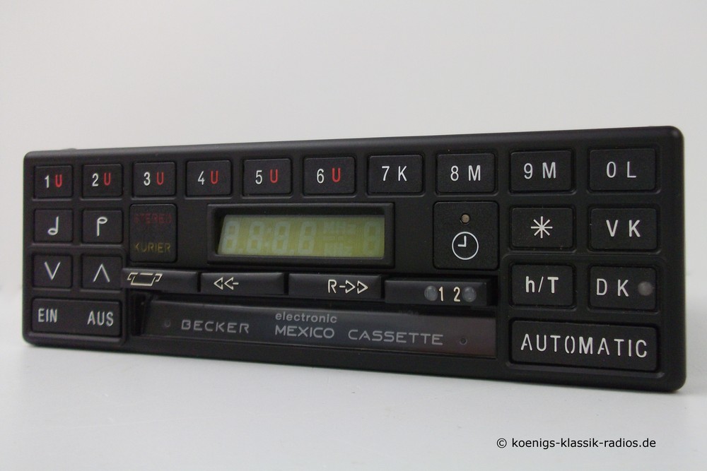 Becker Mexico Cassette Electronic für Merc.Benz 107, 1981 ...