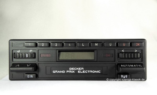 Becker Grand Prix Electronic BE0612 Radio für Mercedes W201 good W124