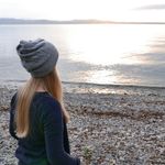 Trendige Freebord Beanie | Long Beanie | Atlantis | Wintermütze | Mütze | Damen, Herren | weicher Stoff | in schwarz, hell grau, dunkel blau oder weinrot