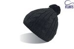 Croxy Cap | Bommelmütze | Atlantis | Wintermütze | Mütze | Damen, Herren | für das ganze Jahr, weicher Stoff | in schwarz, hell grau, blau oder weis